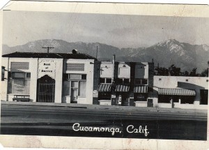 BANK OF AMERICA CUCAMONGA CALIF. 1955