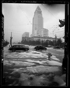 SNOW IN LOS ANGELES 1949 1
