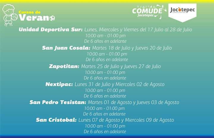 EL PRÓXIMO LUNES ARRANCA EL CURSO DE VERANO,PARA NIÑAS Y NIÑOS.
