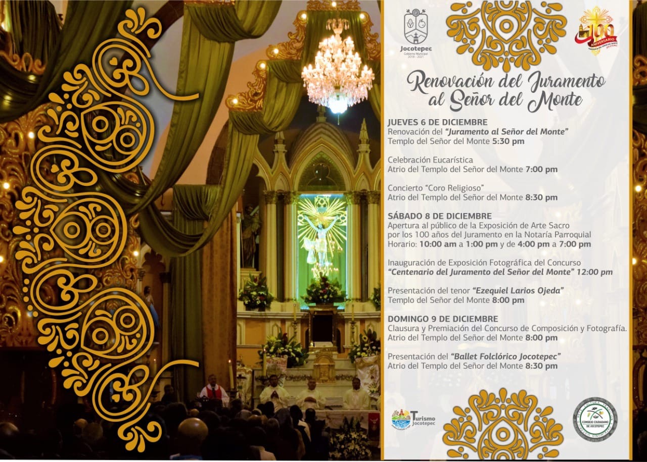 RENOVACIÓN DEL JURAMENTO,AL SEÑOR DEL MONTE